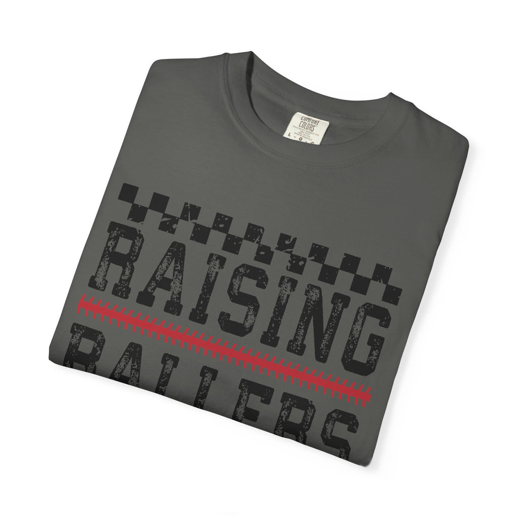Raising Ballers T-shirt | Sports Typography, Basketball Mom Dad Shirt