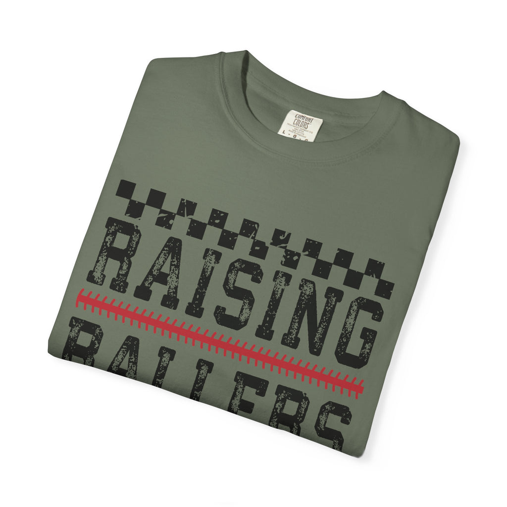 Raising Ballers T-shirt | Sports Typography, Basketball Mom Dad Shirt