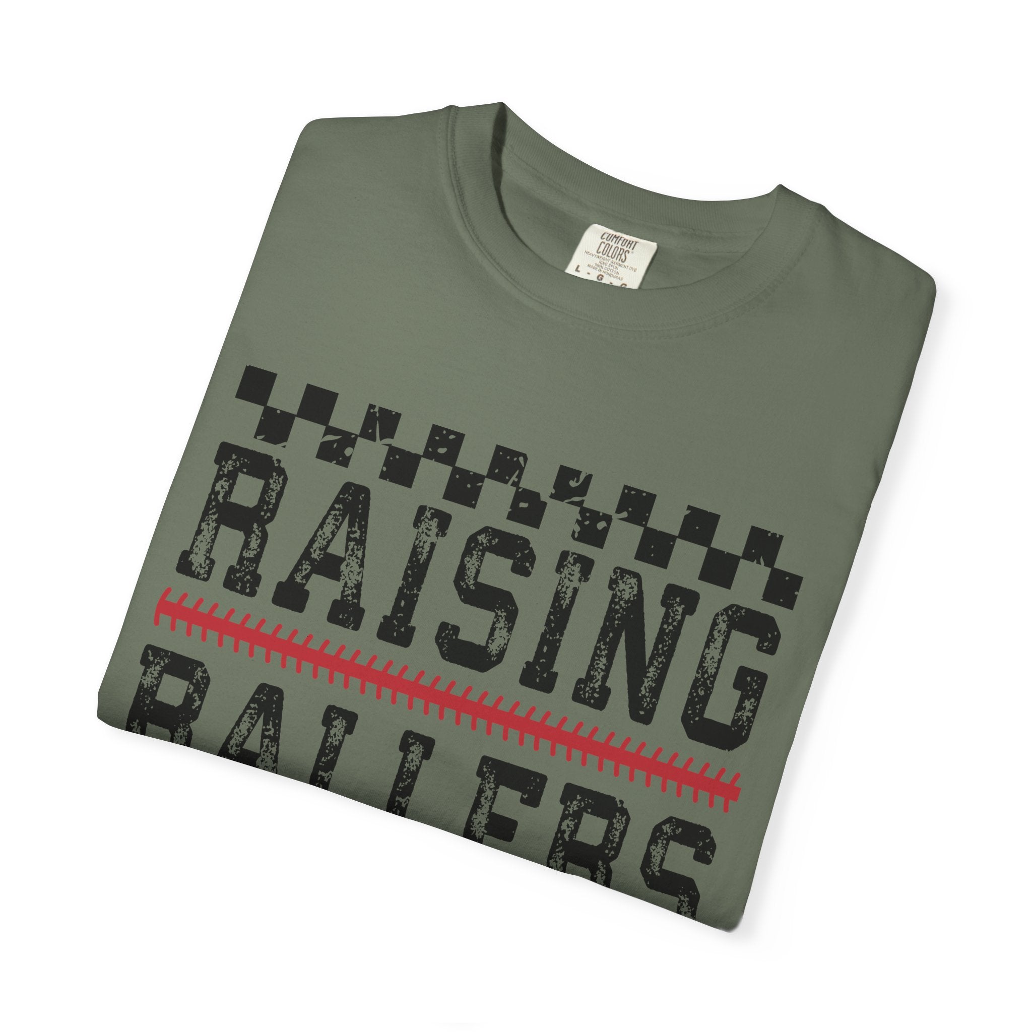 Raising Ballers T-shirt | Sports Typography, Basketball Mom Dad Shirt