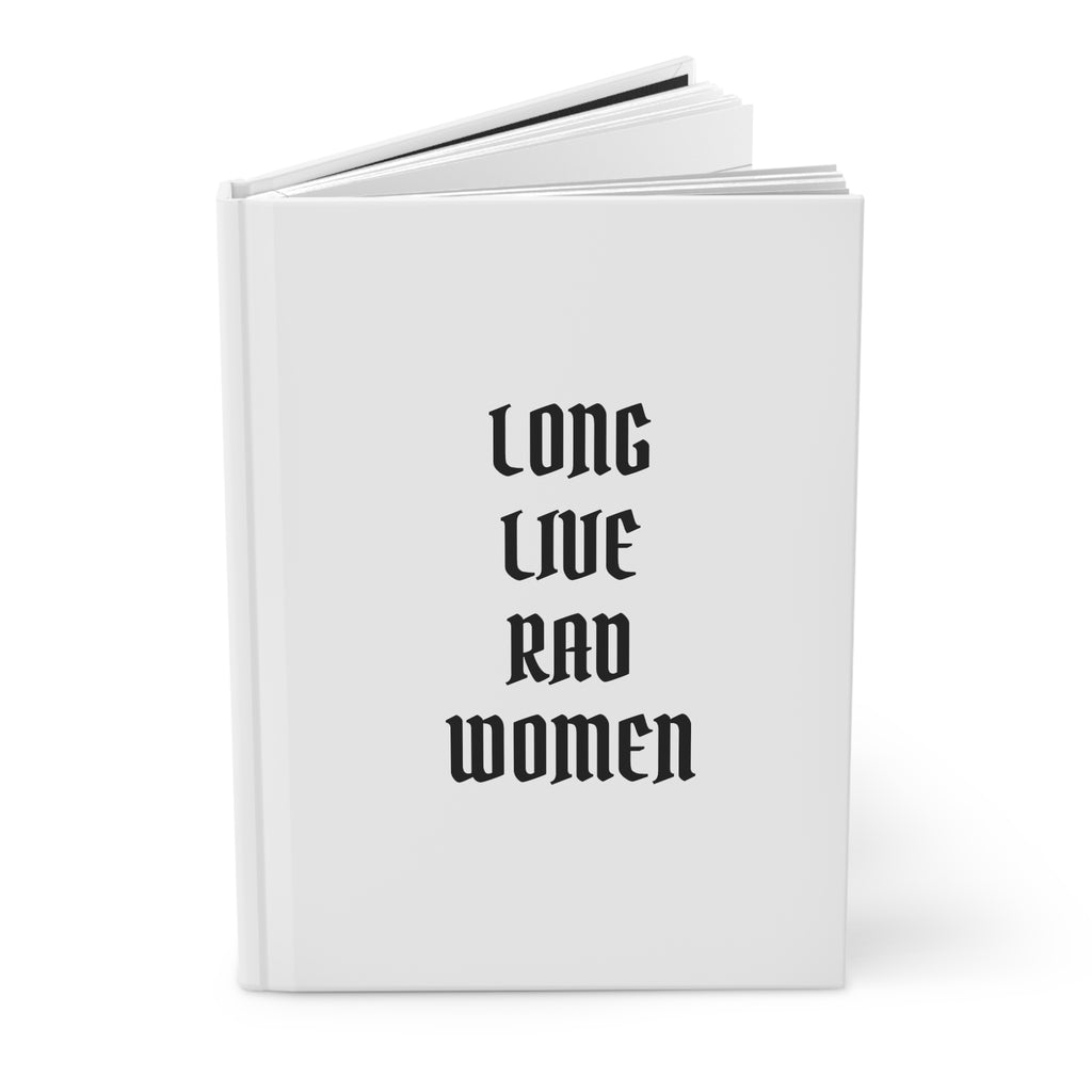 Hardcover Journal — "Long Live Rad Women" & "No Rest for the Mothers" Vintage Tiger Notebook