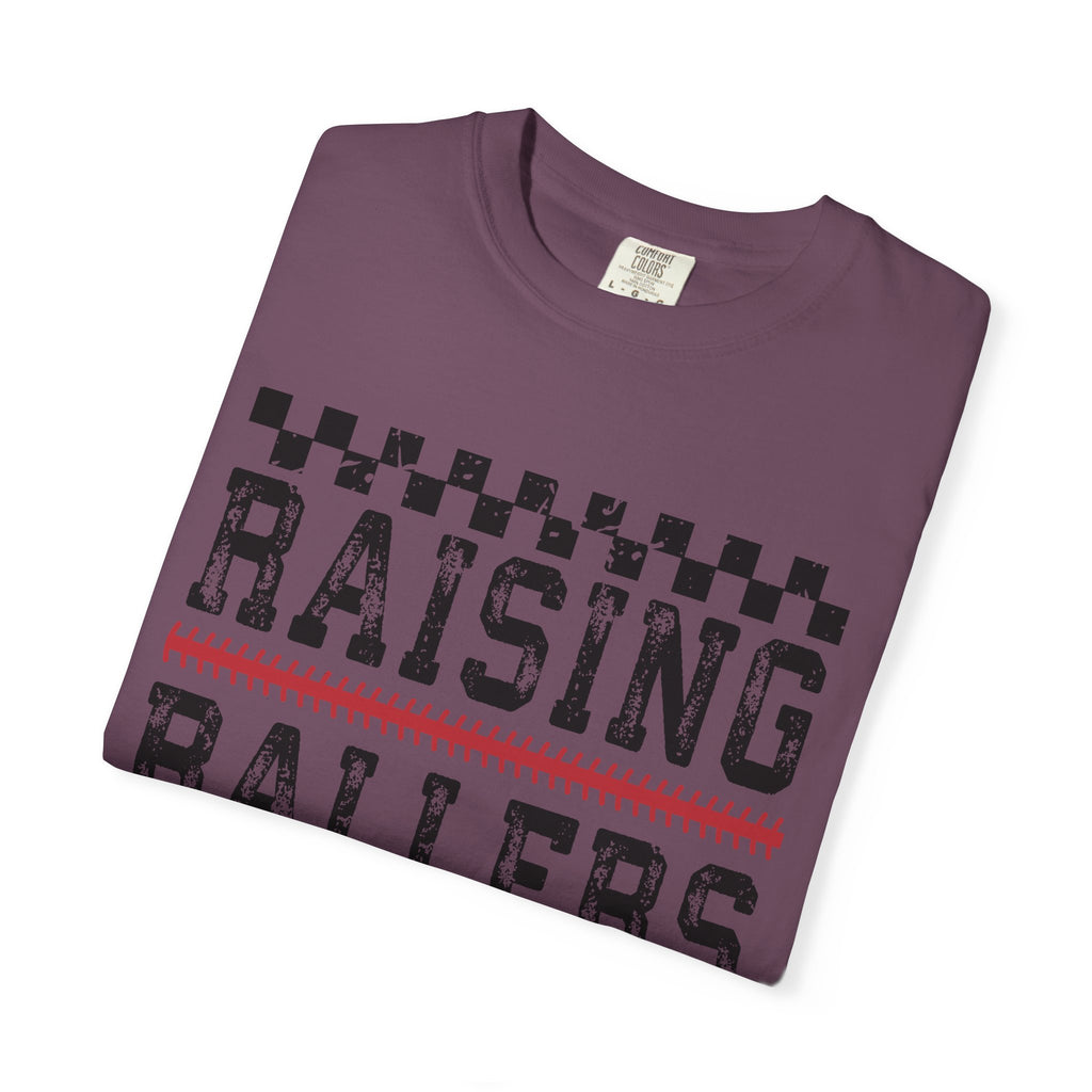 Raising Ballers T-shirt | Sports Typography, Basketball Mom Dad Shirt
