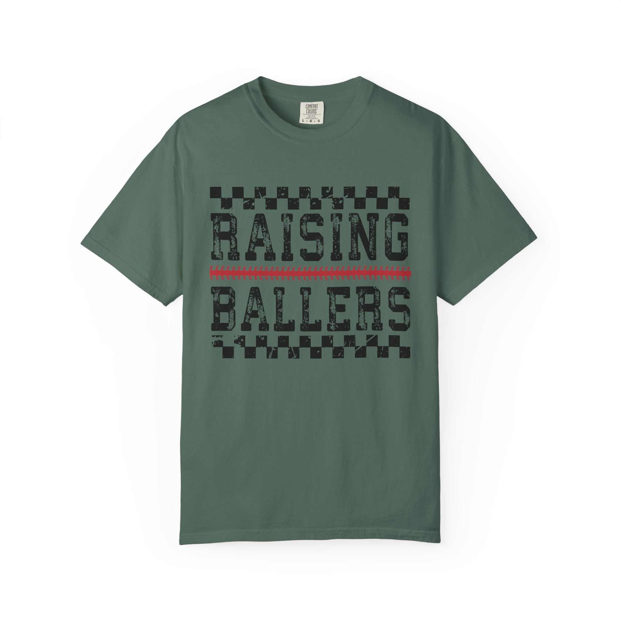 Raising Ballers T-shirt | Sports Typography, Basketball Mom Dad Shirt