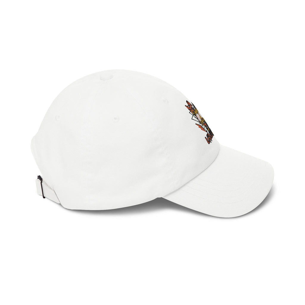 Dad Cap — Retro Blaze Cat Embroidered Baseball Hat