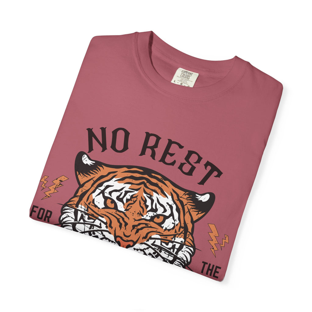 No Rest for the Mothers tiger graphic T-Shirt | Vintage tiger head tee