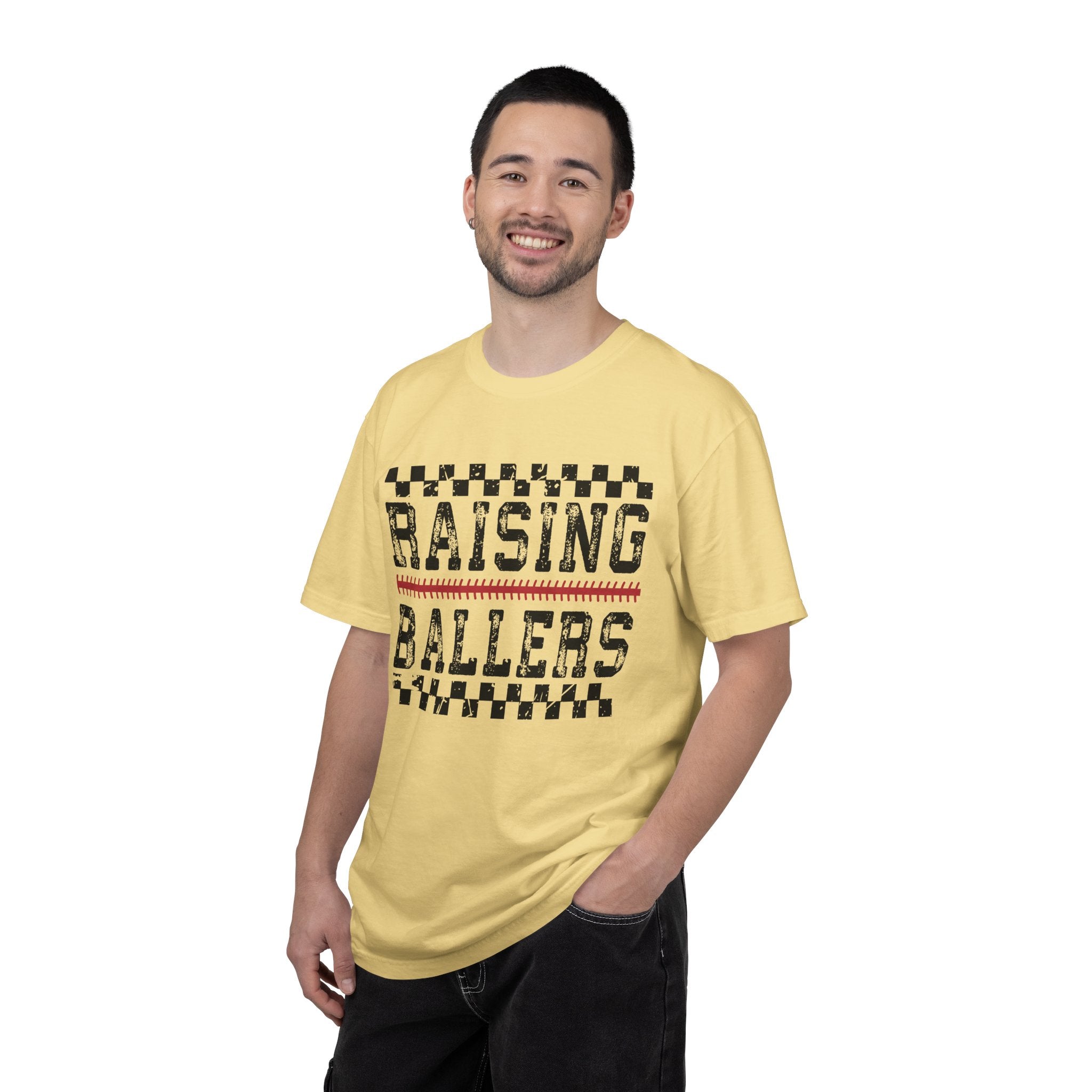 Raising Ballers T-shirt | Sports Typography, Basketball Mom Dad Shirt