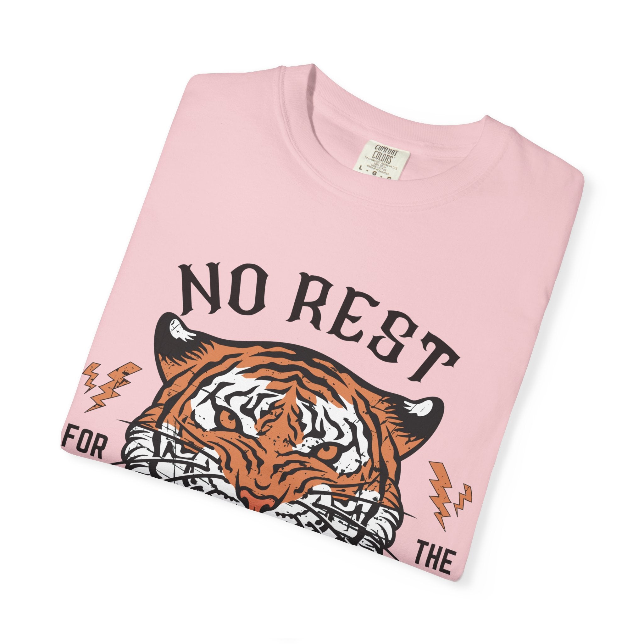 No Rest for the Mothers tiger graphic T-Shirt | Vintage tiger head tee