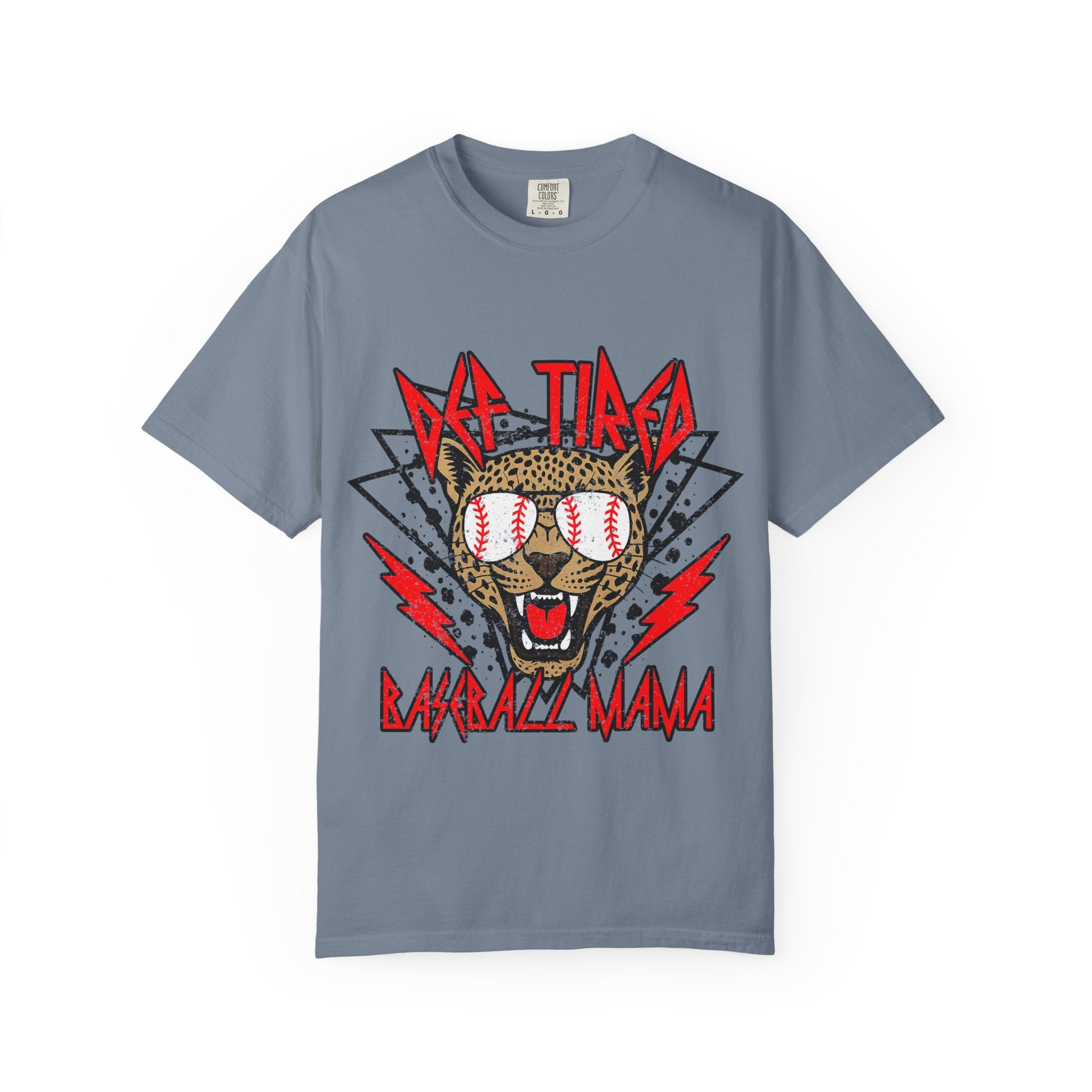 Vintage Leopard Rock Tee — "No Time" Graphic T‑Shirt