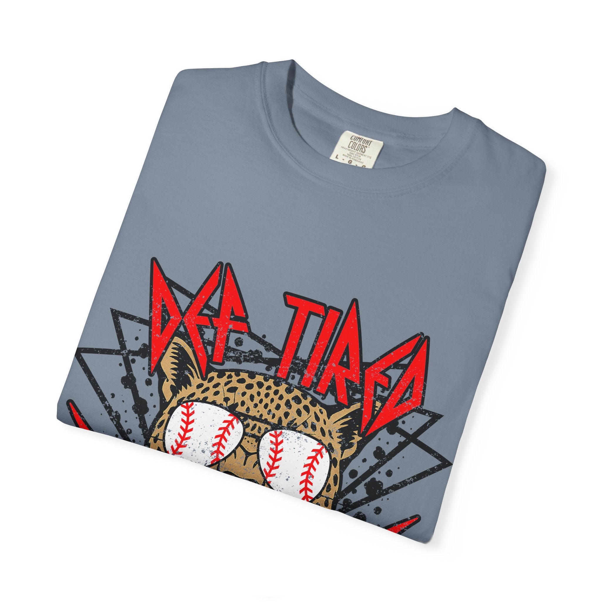 Vintage Leopard Rock Tee — "No Time" Graphic T‑Shirt