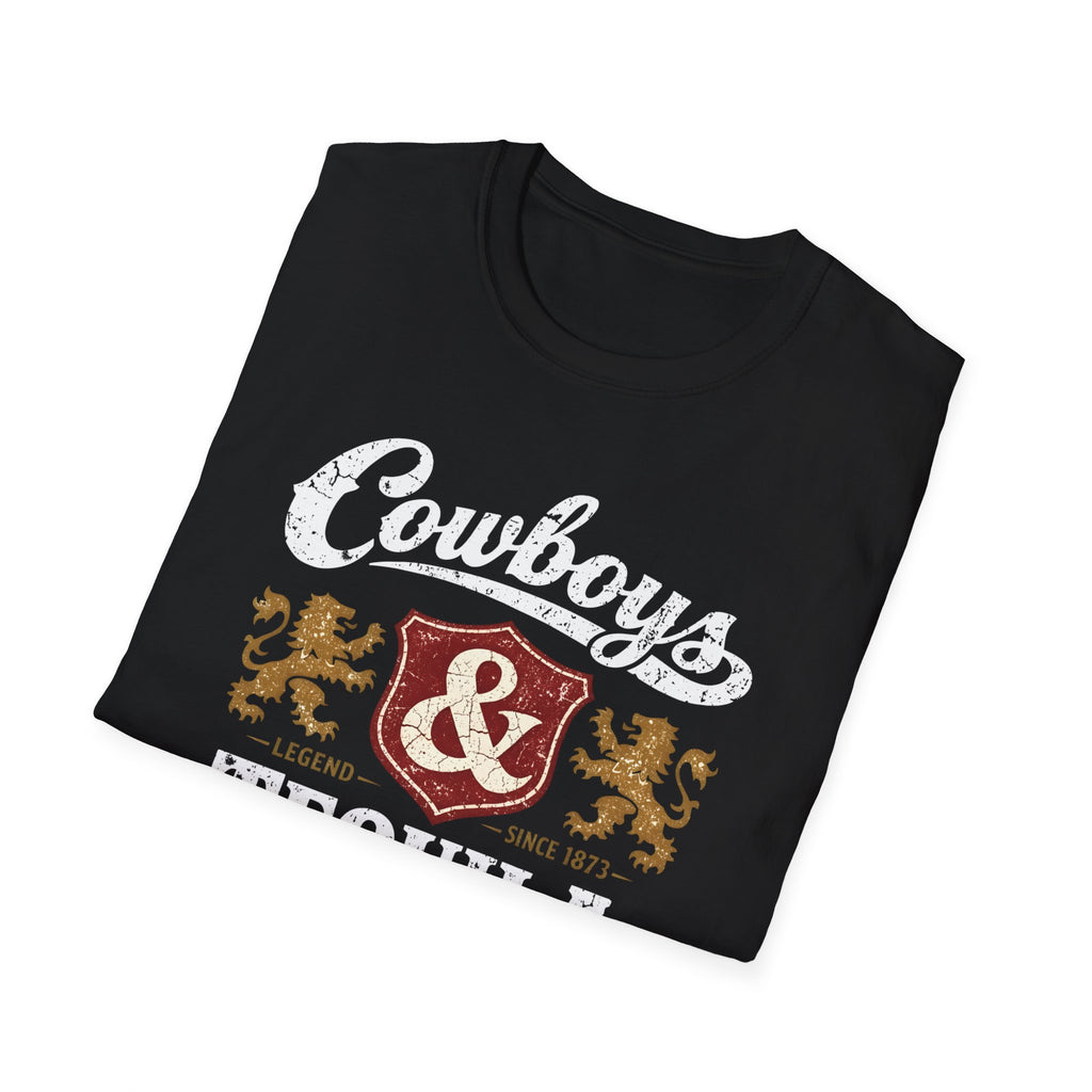 Cowboys & Tequila T-Shirt | Western Crest Graphic Tee