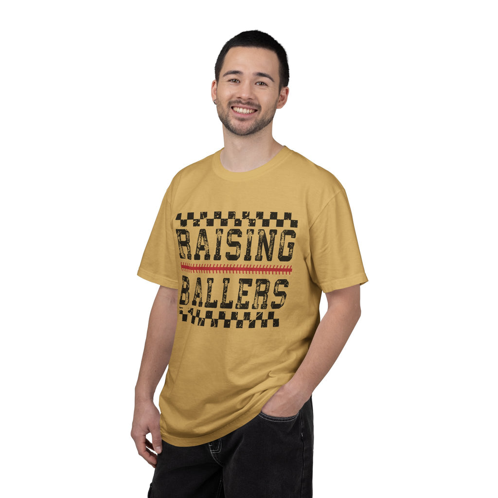 Raising Ballers T-shirt | Sports Typography, Basketball Mom Dad Shirt