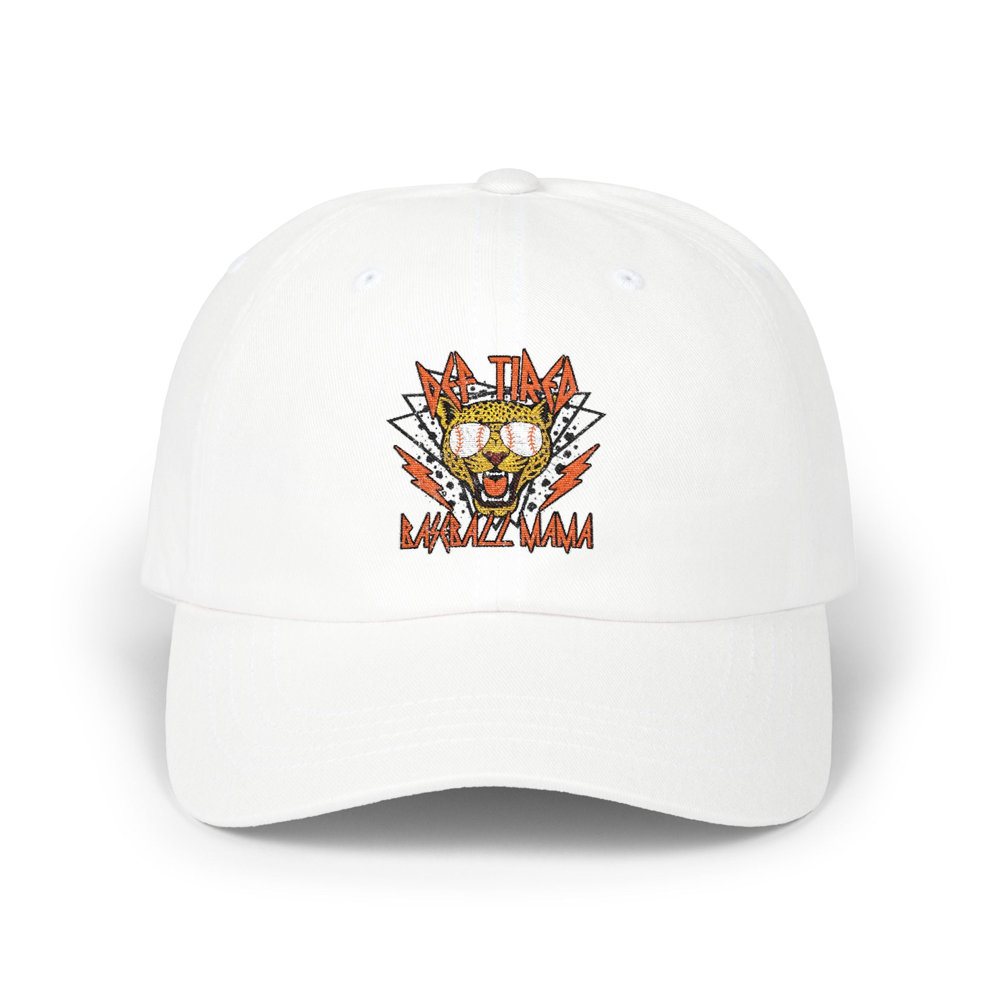 Dad Cap — Retro Blaze Cat Embroidered Baseball Hat
