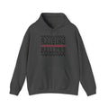 Raising Ballers Hoodie — "Mentally Spicy" Back Graphic Sports Parent Sweatshirt