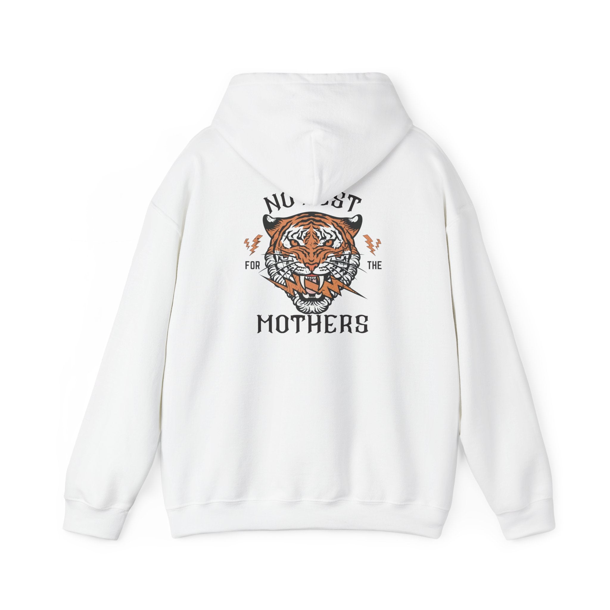 No Rest for the Mothers Tiger Hoodie | Vintage Tiger Illustration