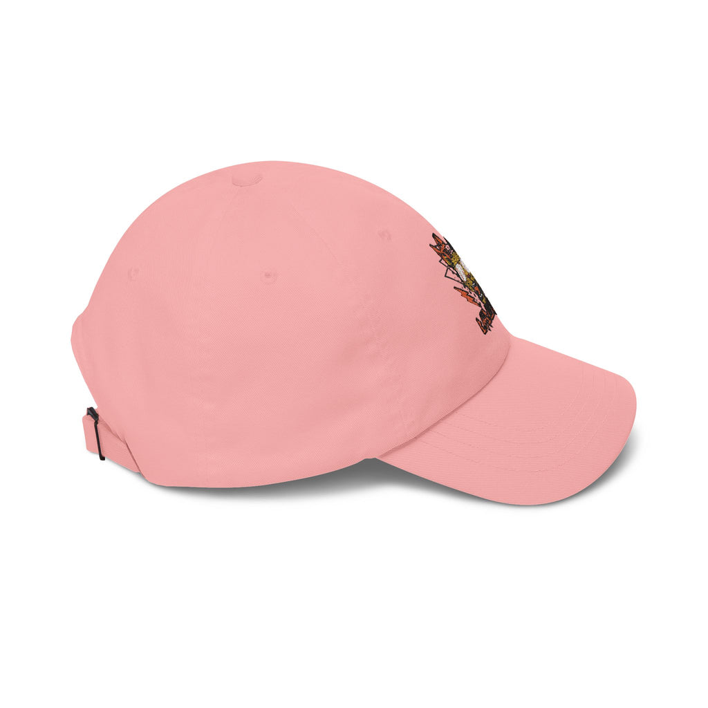 Dad Cap — Retro Blaze Cat Embroidered Baseball Hat