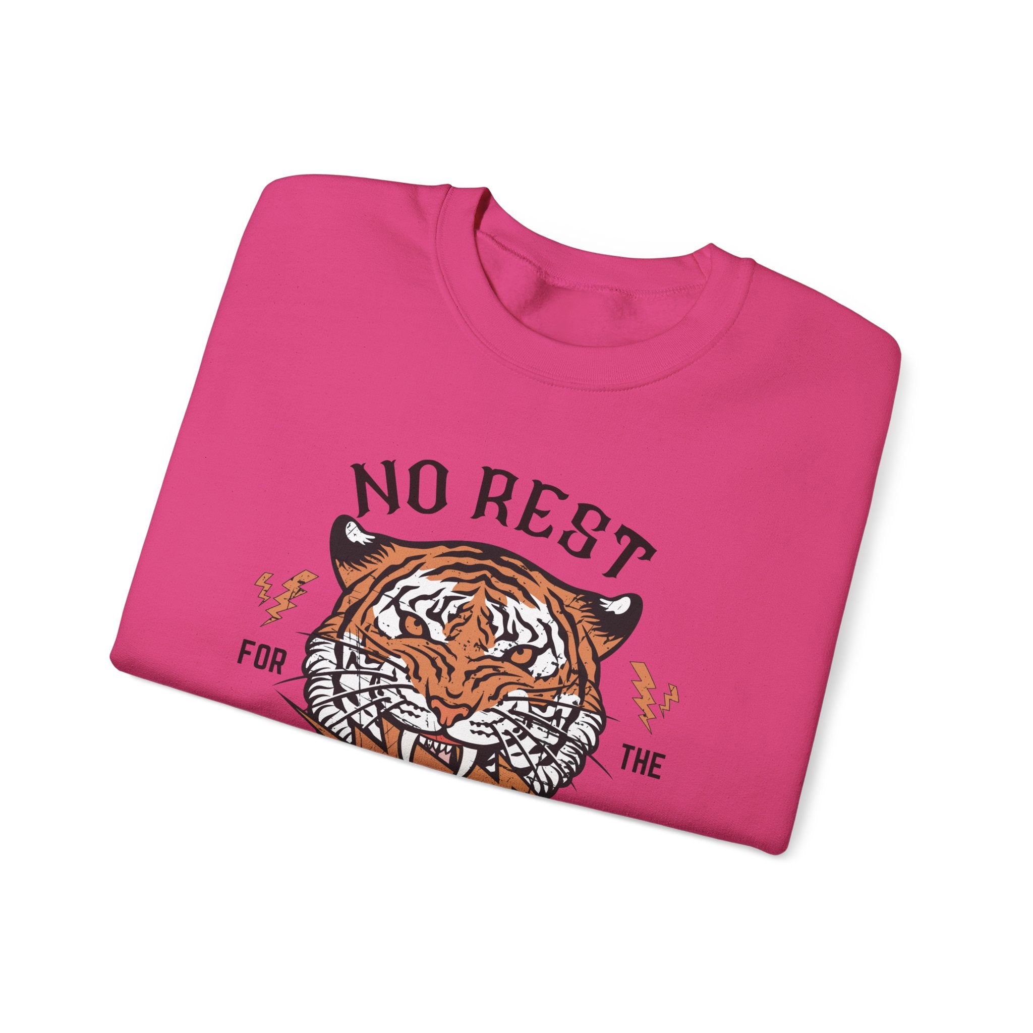 No Rest for the Mothers Tiger Crewneck Sweatshirt