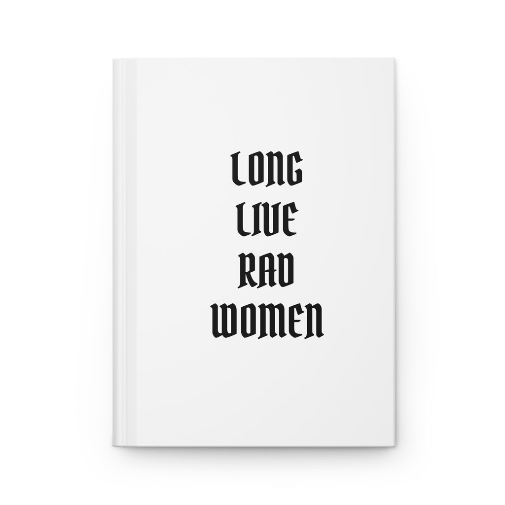 Hardcover Journal — "Long Live Rad Women" & "No Rest for the Mothers" Vintage Tiger Notebook