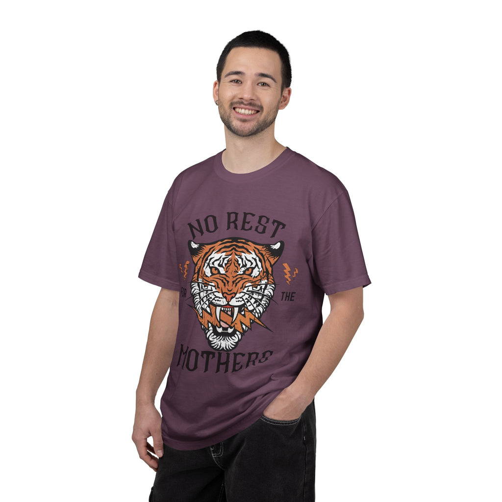 No Rest for the Mothers tiger graphic T-Shirt | Vintage tiger head tee