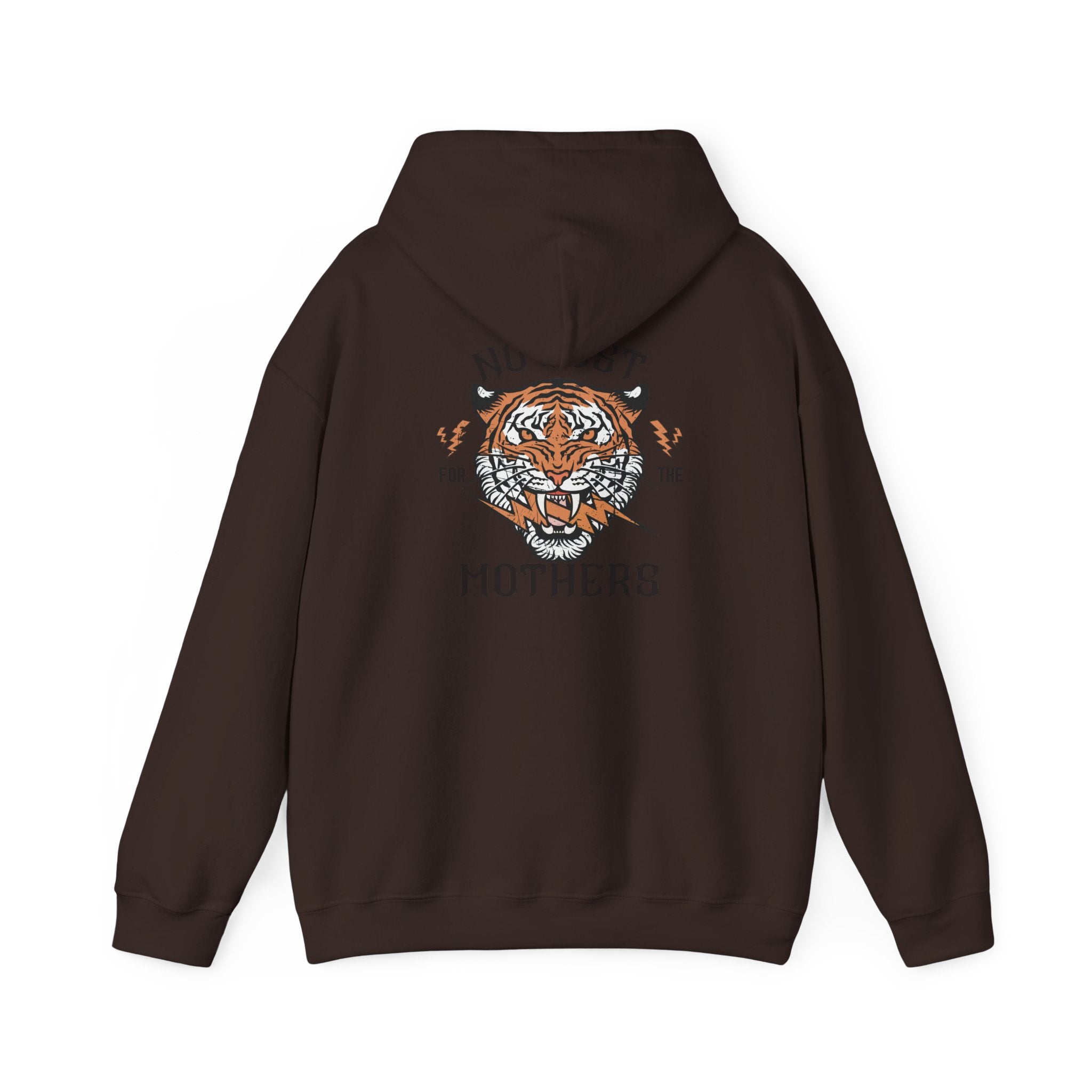 No Rest for the Mothers Tiger Hoodie | Vintage Tiger Illustration