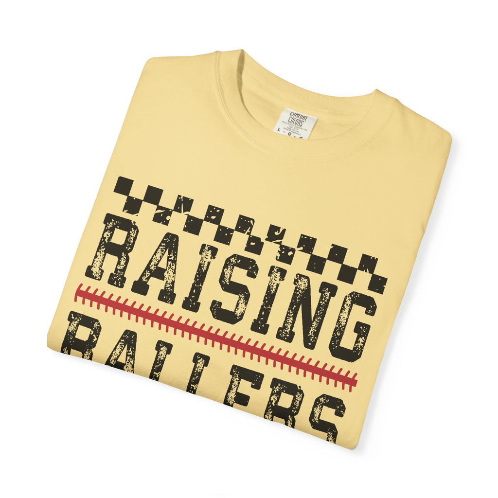 Raising Ballers T-shirt | Sports Typography, Basketball Mom Dad Shirt