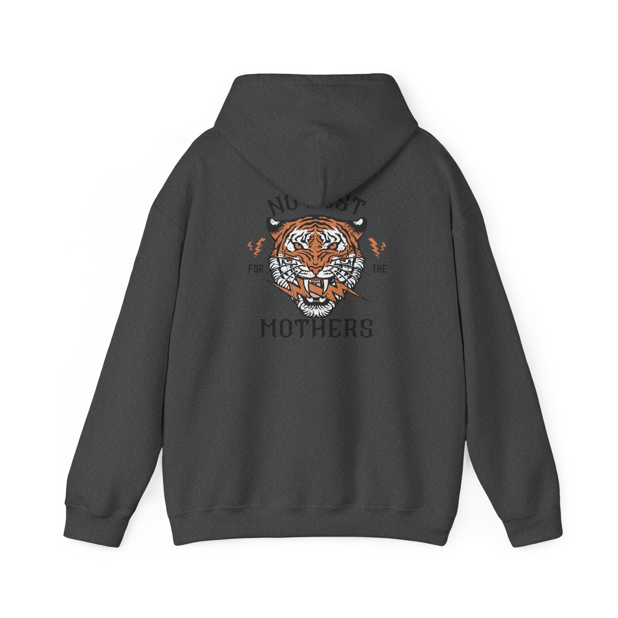 No Rest for the Mothers Tiger Hoodie | Vintage Tiger Illustration