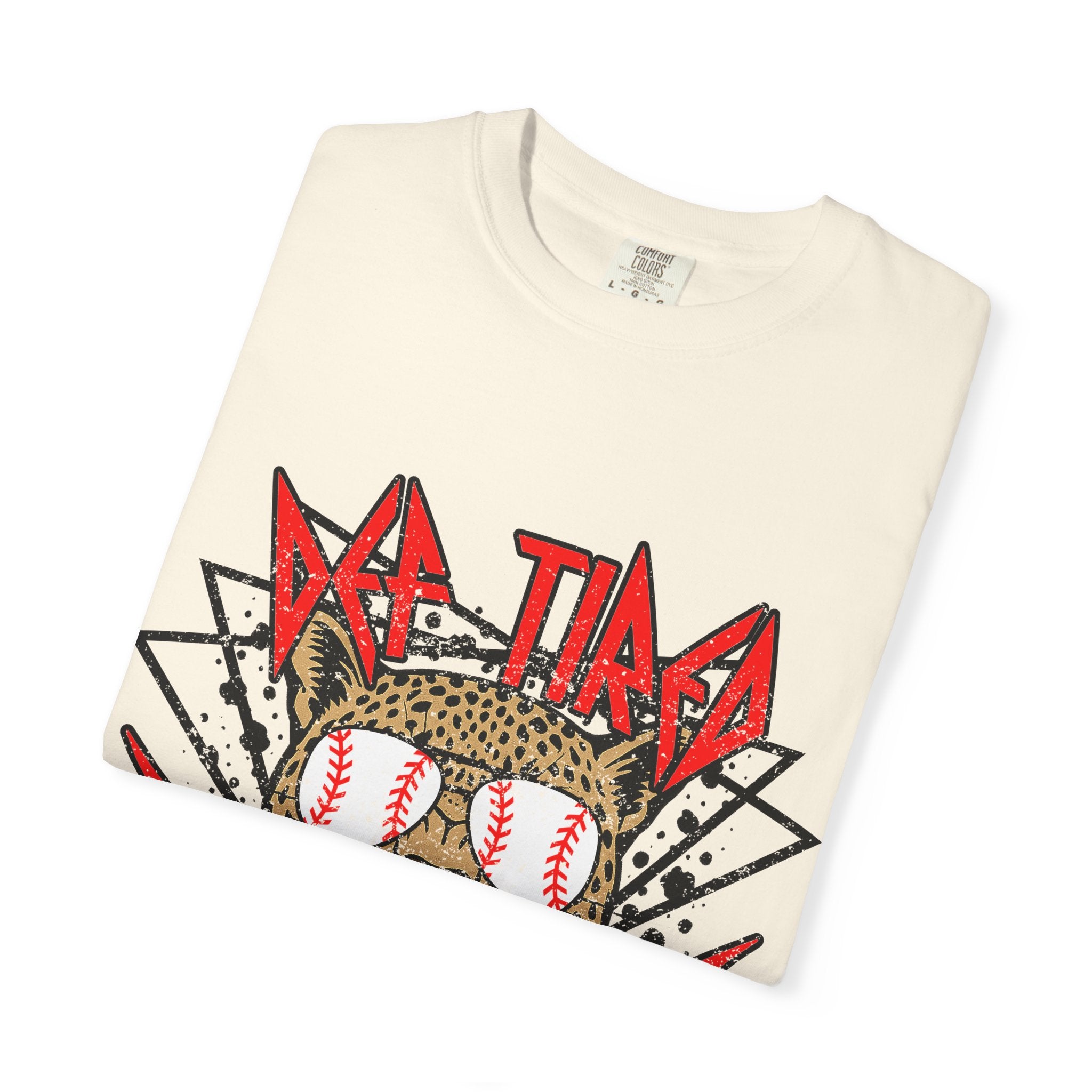 Vintage Leopard Rock Tee — "No Time" Graphic T‑Shirt