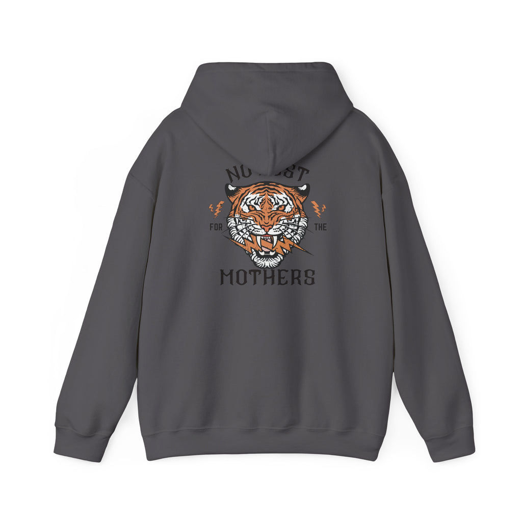 No Rest for the Mothers Tiger Hoodie | Vintage Tiger Illustration