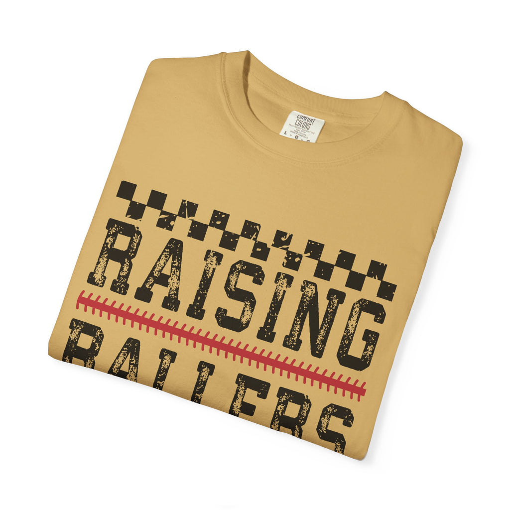Raising Ballers T-shirt | Sports Typography, Basketball Mom Dad Shirt