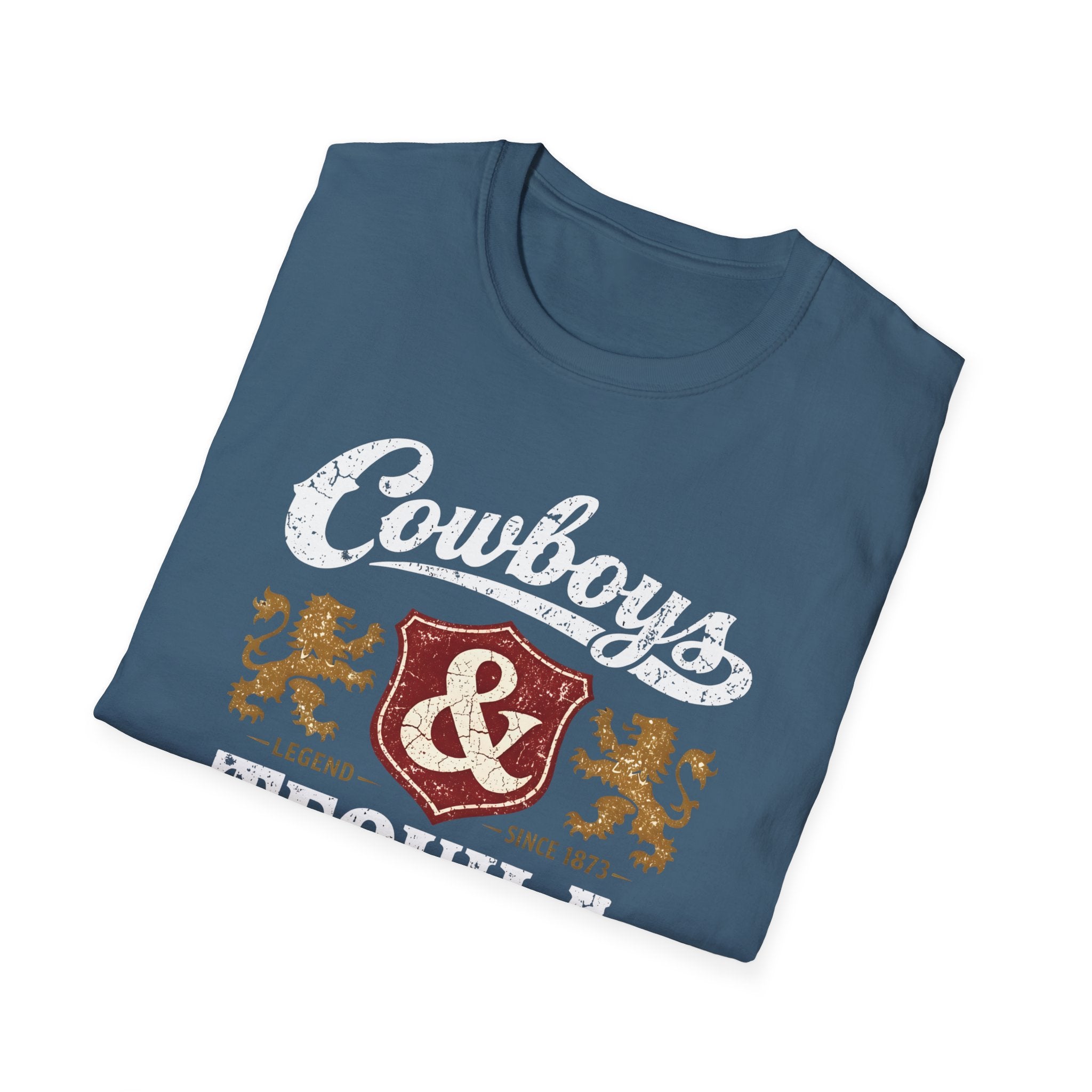 Cowboys & Tequila T-Shirt | Western Crest Graphic Tee