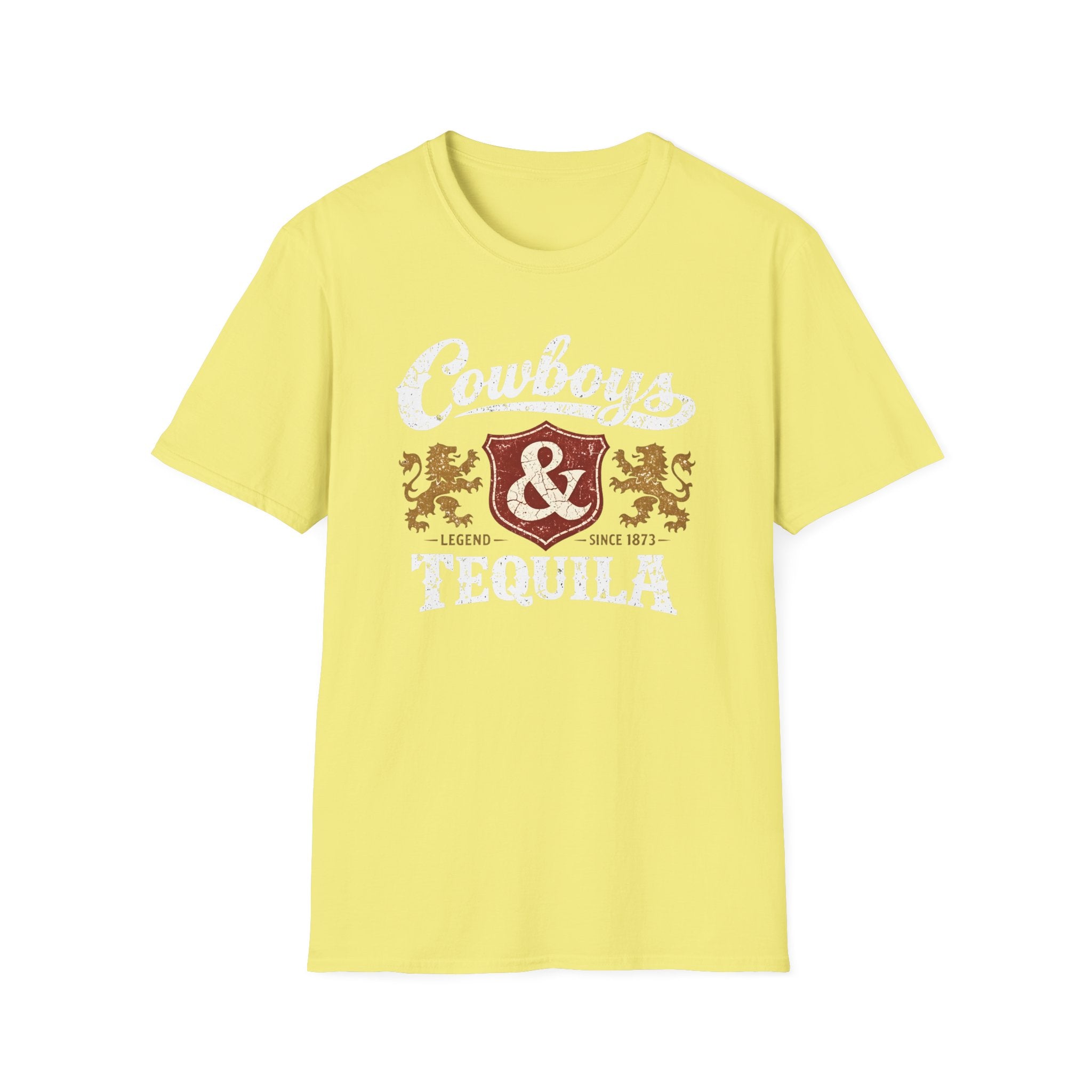 Cowboys & Tequila T-Shirt | Western Crest Graphic Tee