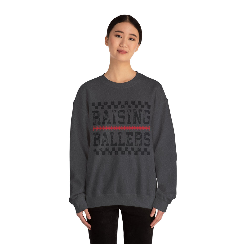 Raising Ballers Sweatshirt | Youth Basketball Parent Crewneck