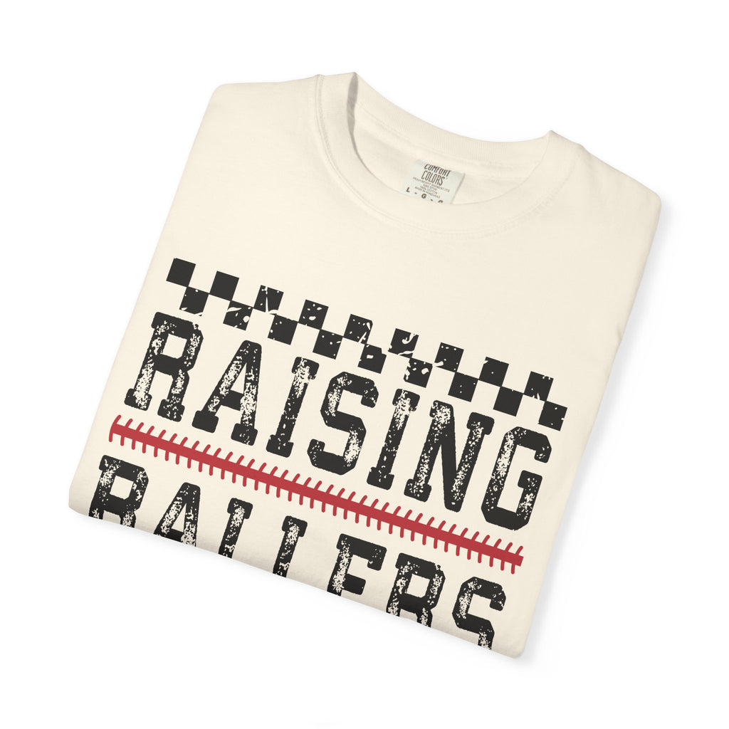 Raising Ballers T-shirt | Sports Typography, Basketball Mom Dad Shirt