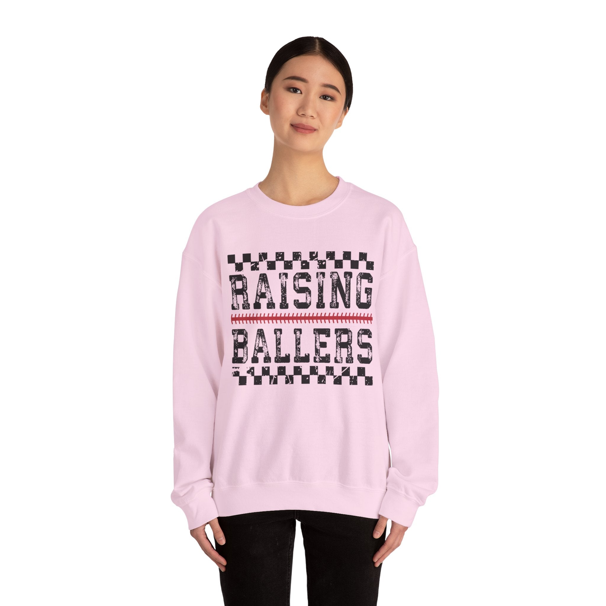 Raising Ballers Sweatshirt | Youth Basketball Parent Crewneck