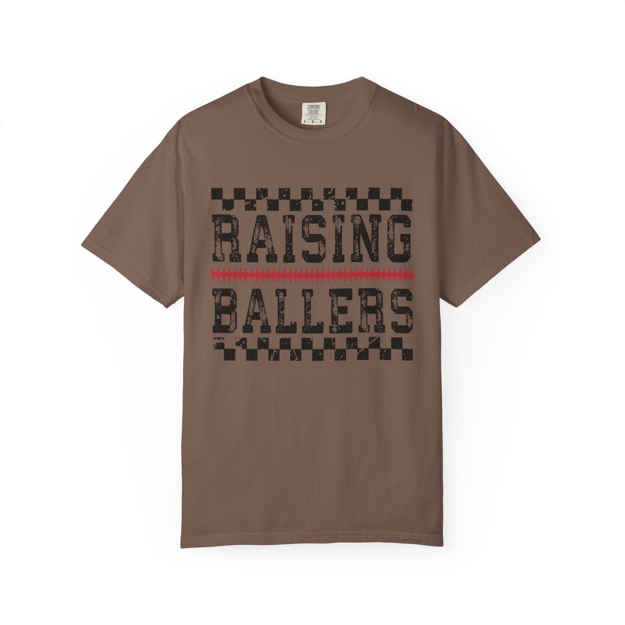 Raising Ballers T-shirt | Sports Typography, Basketball Mom Dad Shirt