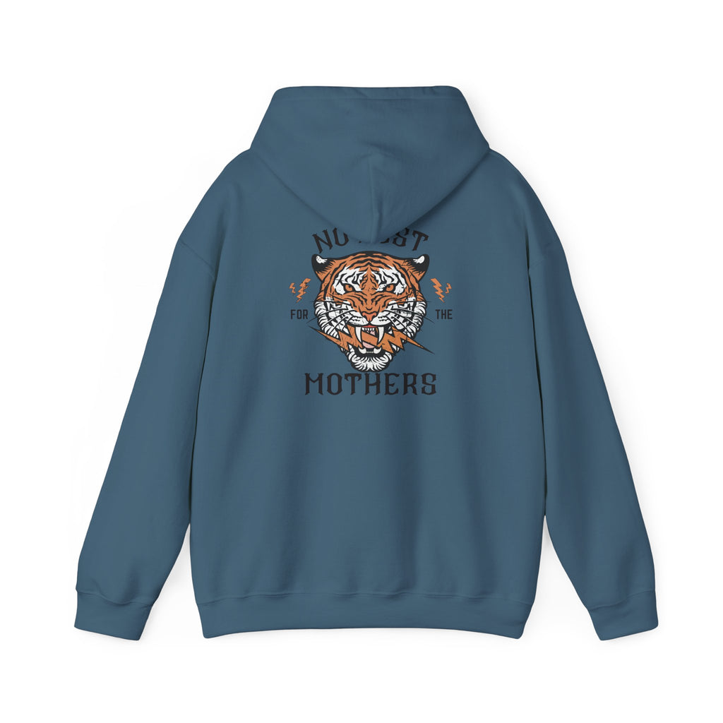 No Rest for the Mothers Tiger Hoodie | Vintage Tiger Illustration