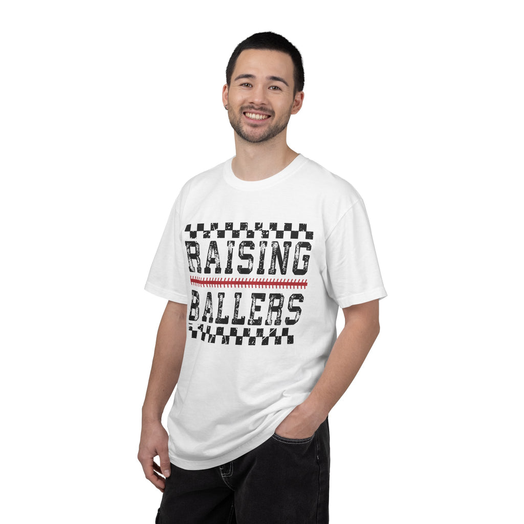 Raising Ballers T-shirt | Sports Typography, Basketball Mom Dad Shirt