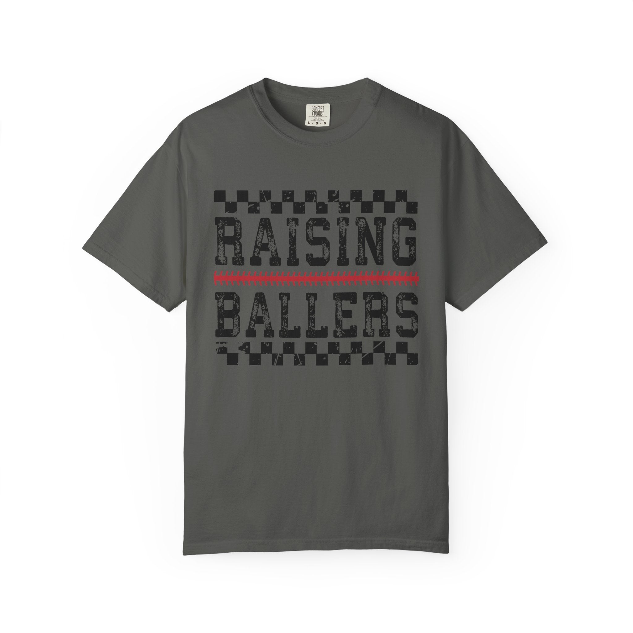 Raising Ballers T-shirt | Sports Typography, Basketball Mom Dad Shirt