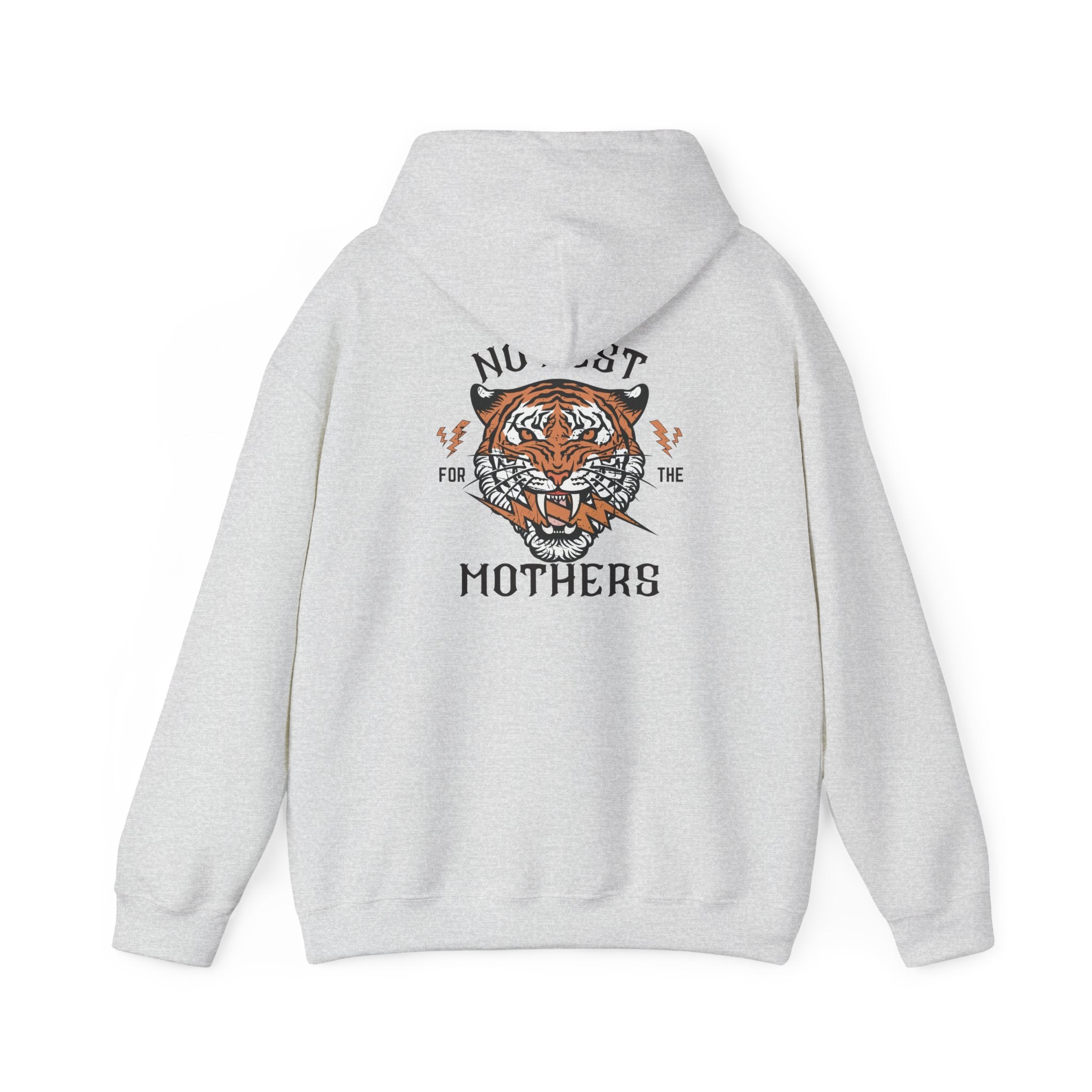 No Rest for the Mothers Tiger Hoodie | Vintage Tiger Illustration