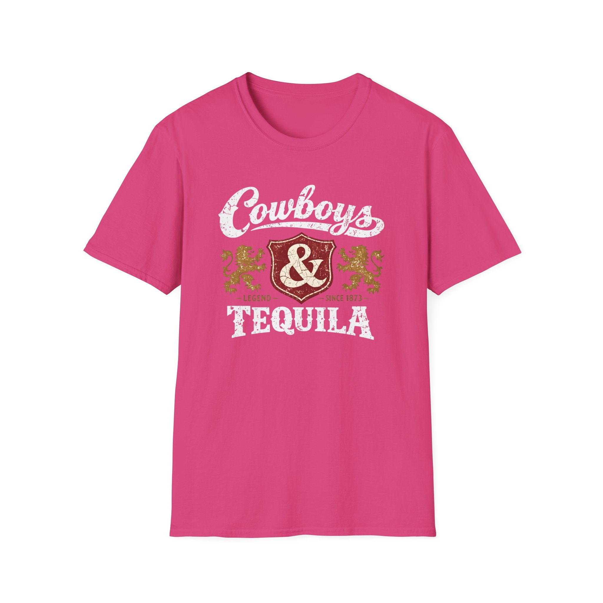 Cowboys & Tequila T-Shirt | Western Crest Graphic Tee