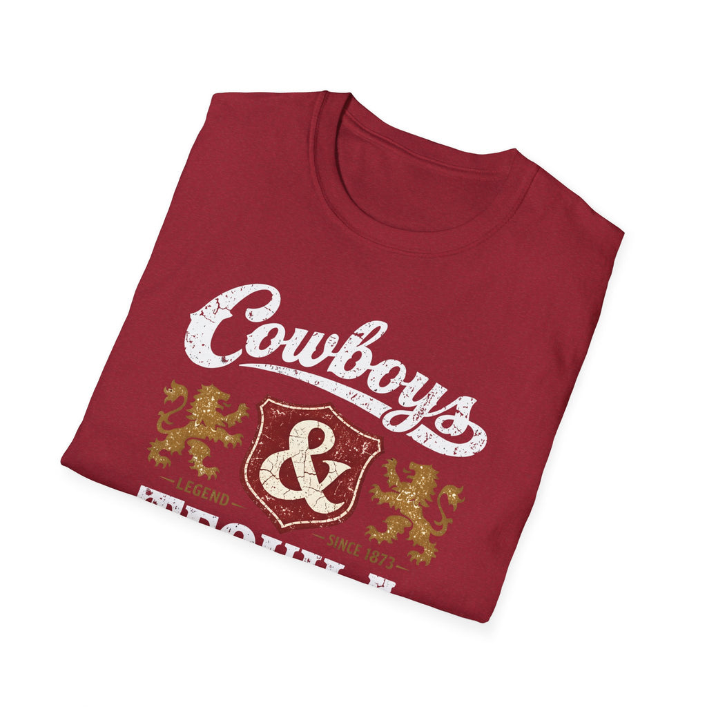 Cowboys & Tequila T-Shirt | Western Crest Graphic Tee