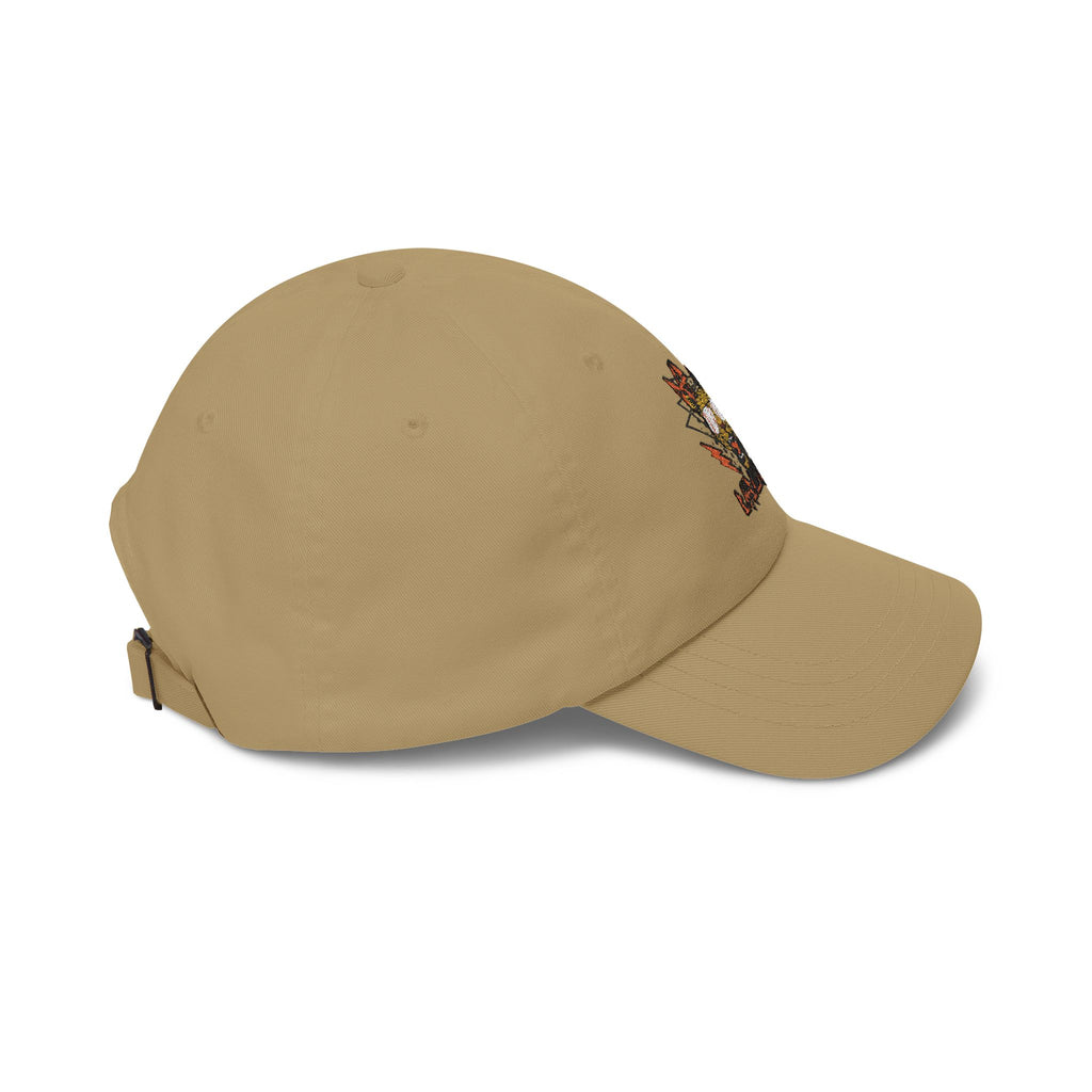 Dad Cap — Retro Blaze Cat Embroidered Baseball Hat