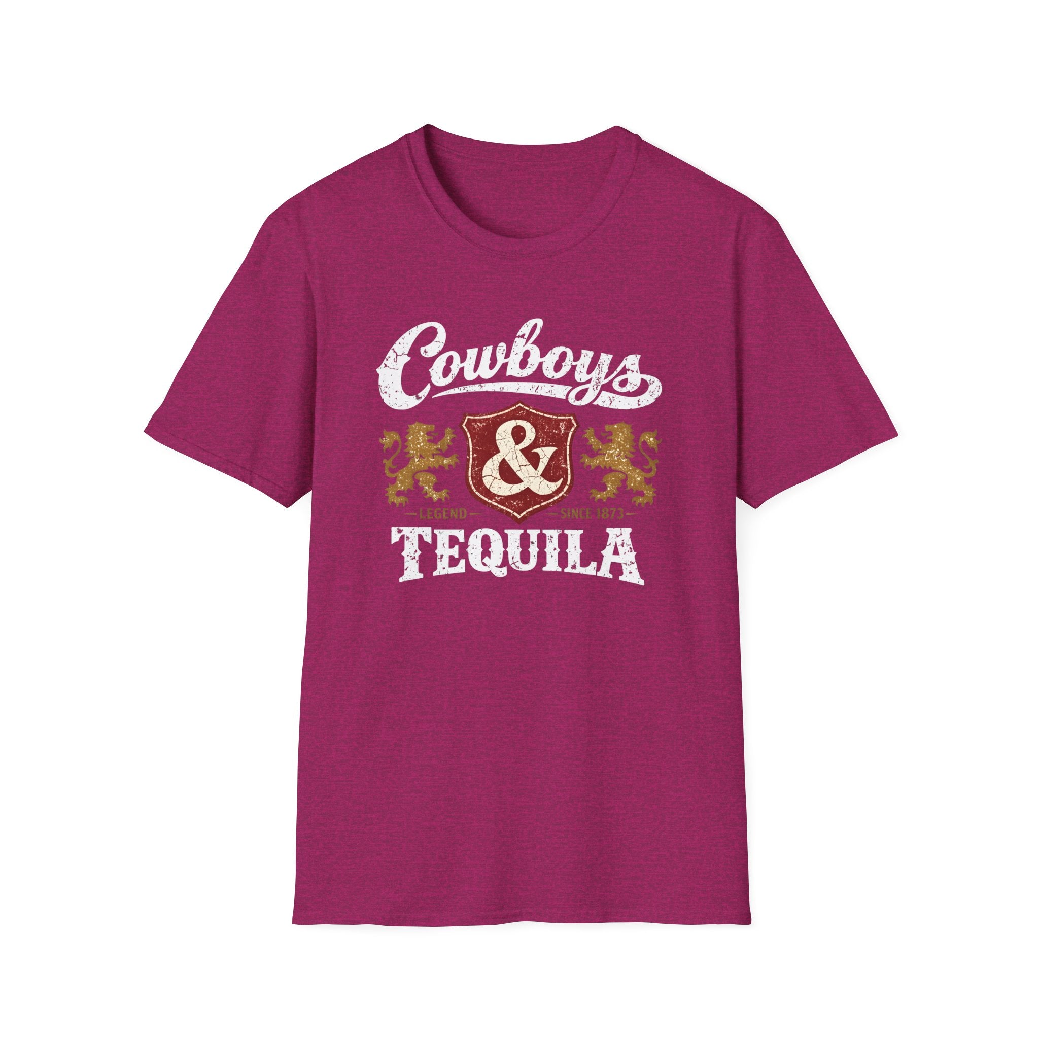 Cowboys & Tequila T-Shirt | Western Crest Graphic Tee