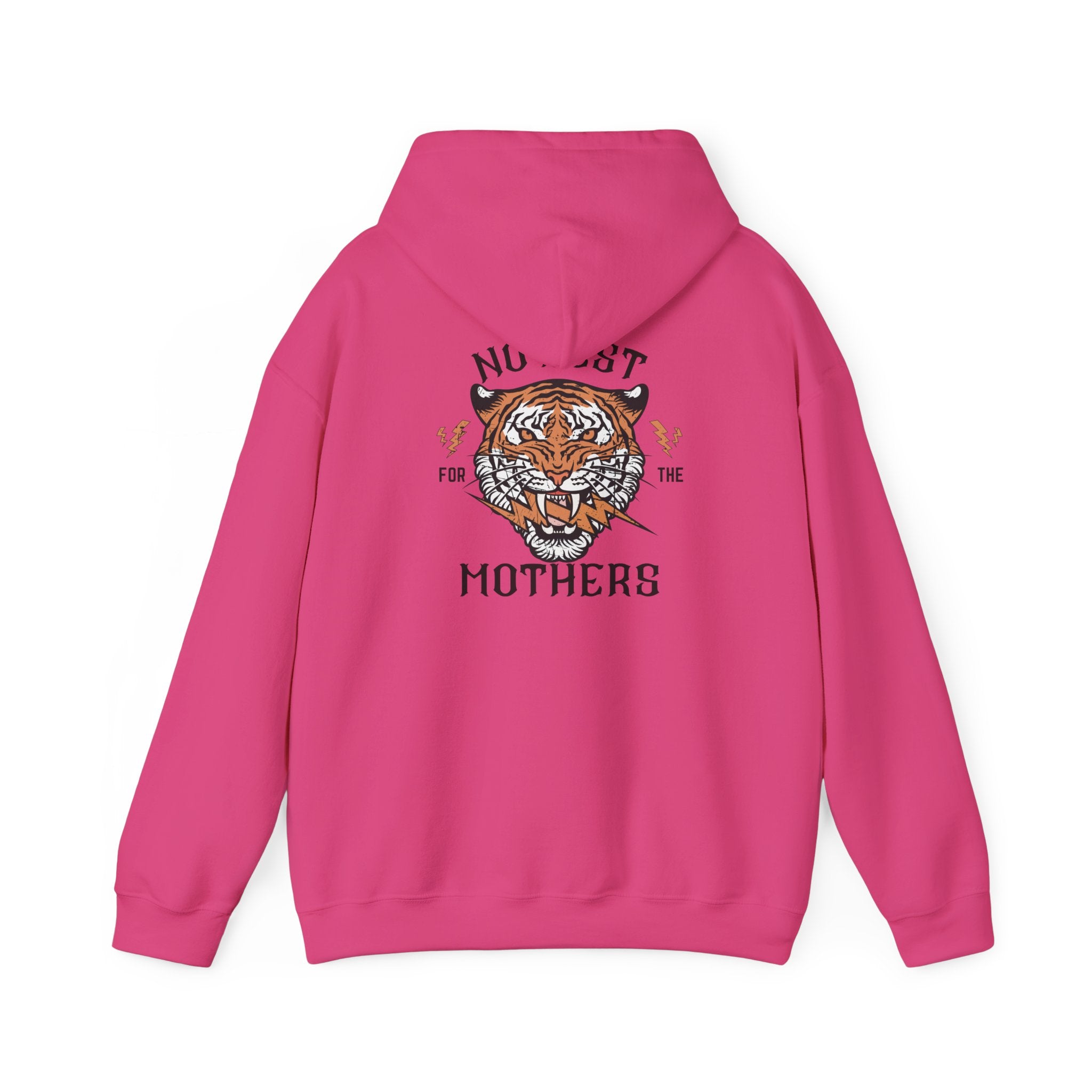 No Rest for the Mothers Tiger Hoodie | Vintage Tiger Illustration