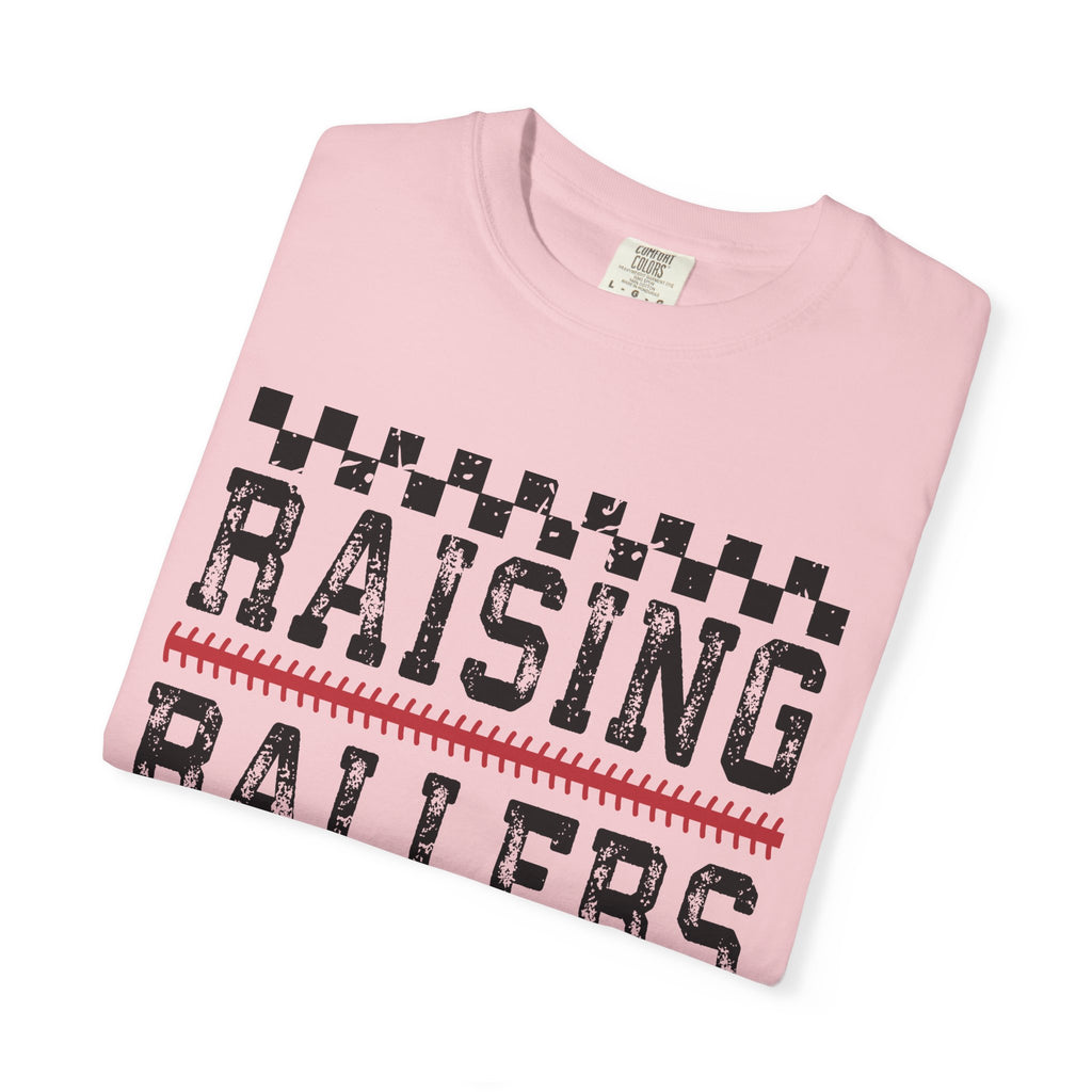 Raising Ballers T-shirt | Sports Typography, Basketball Mom Dad Shirt