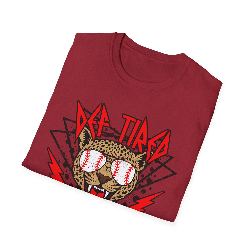 Baseball Sunglasses Wolf T-Shirt | Retro Lightning Graphic, Sports Tee