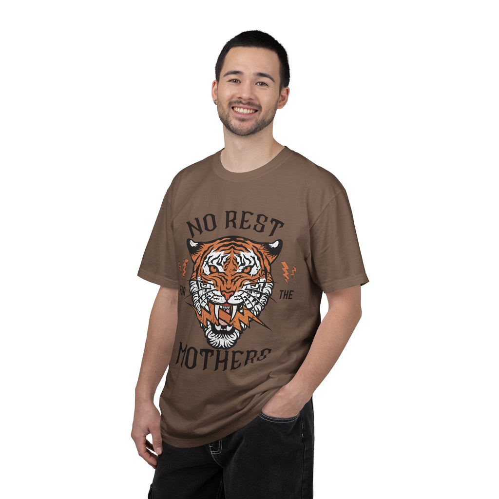 No Rest for the Mothers tiger graphic T-Shirt | Vintage tiger head tee