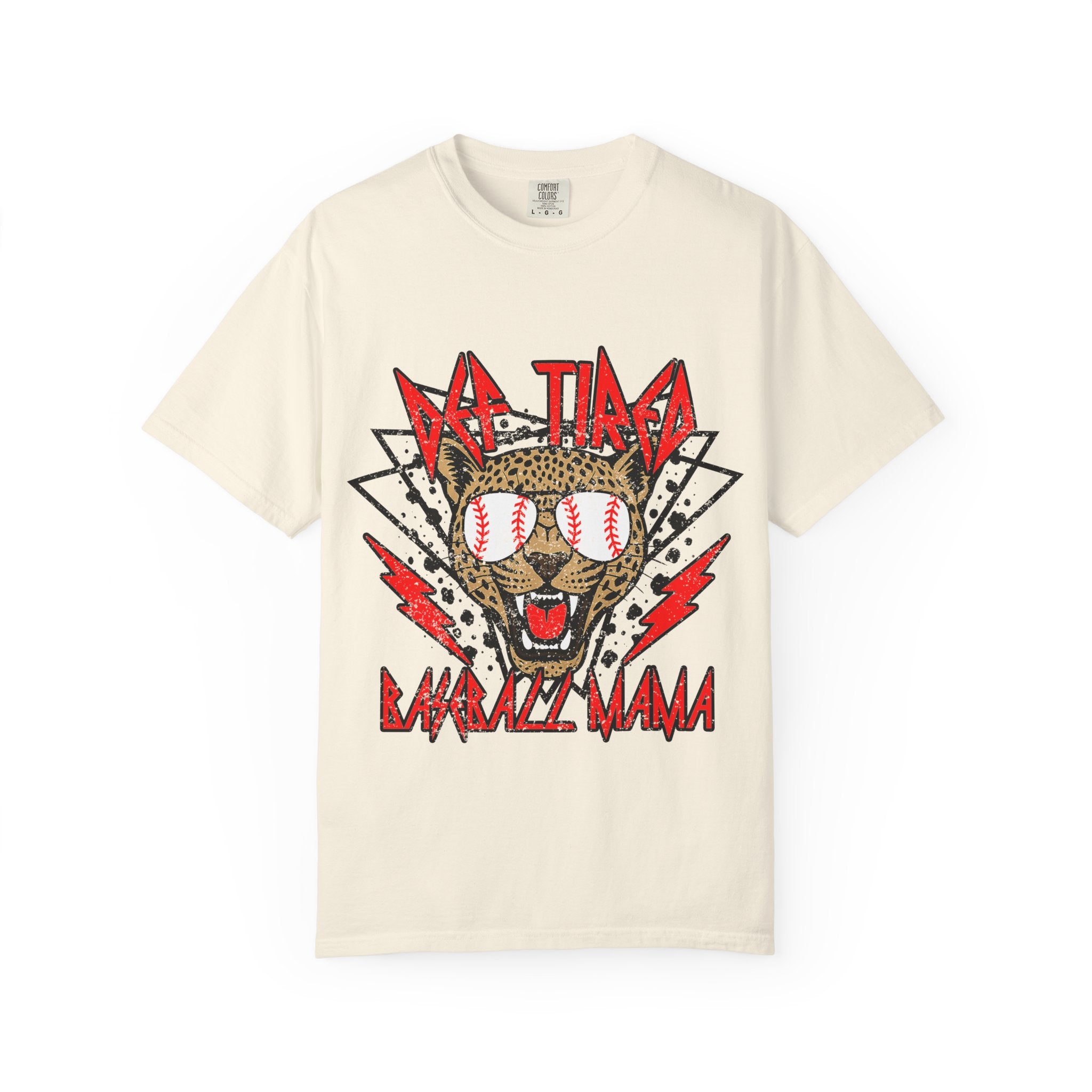 Vintage Leopard Rock Tee — "No Time" Graphic T‑Shirt