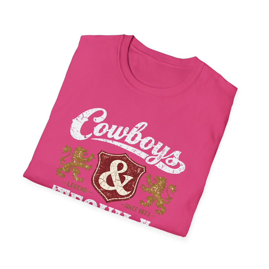 Cowboys & Tequila T-Shirt | Western Crest Graphic Tee