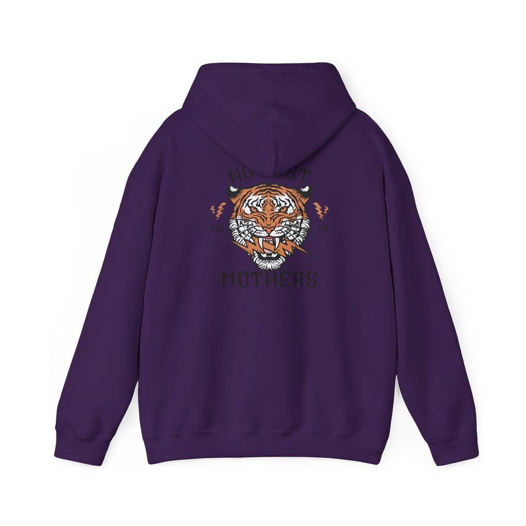 No Rest for the Mothers Tiger Hoodie | Vintage Tiger Illustration