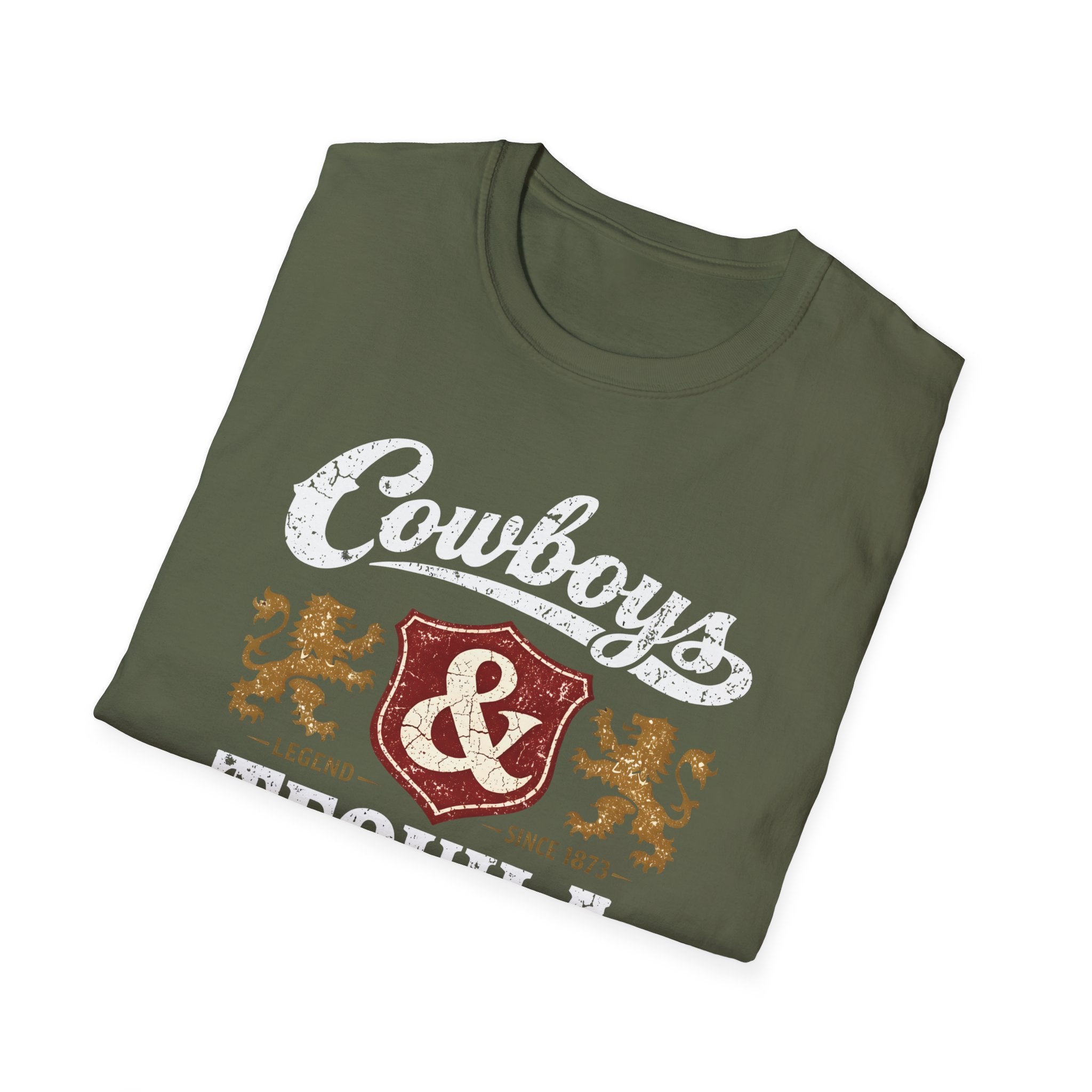 Cowboys & Tequila T-Shirt | Western Crest Graphic Tee