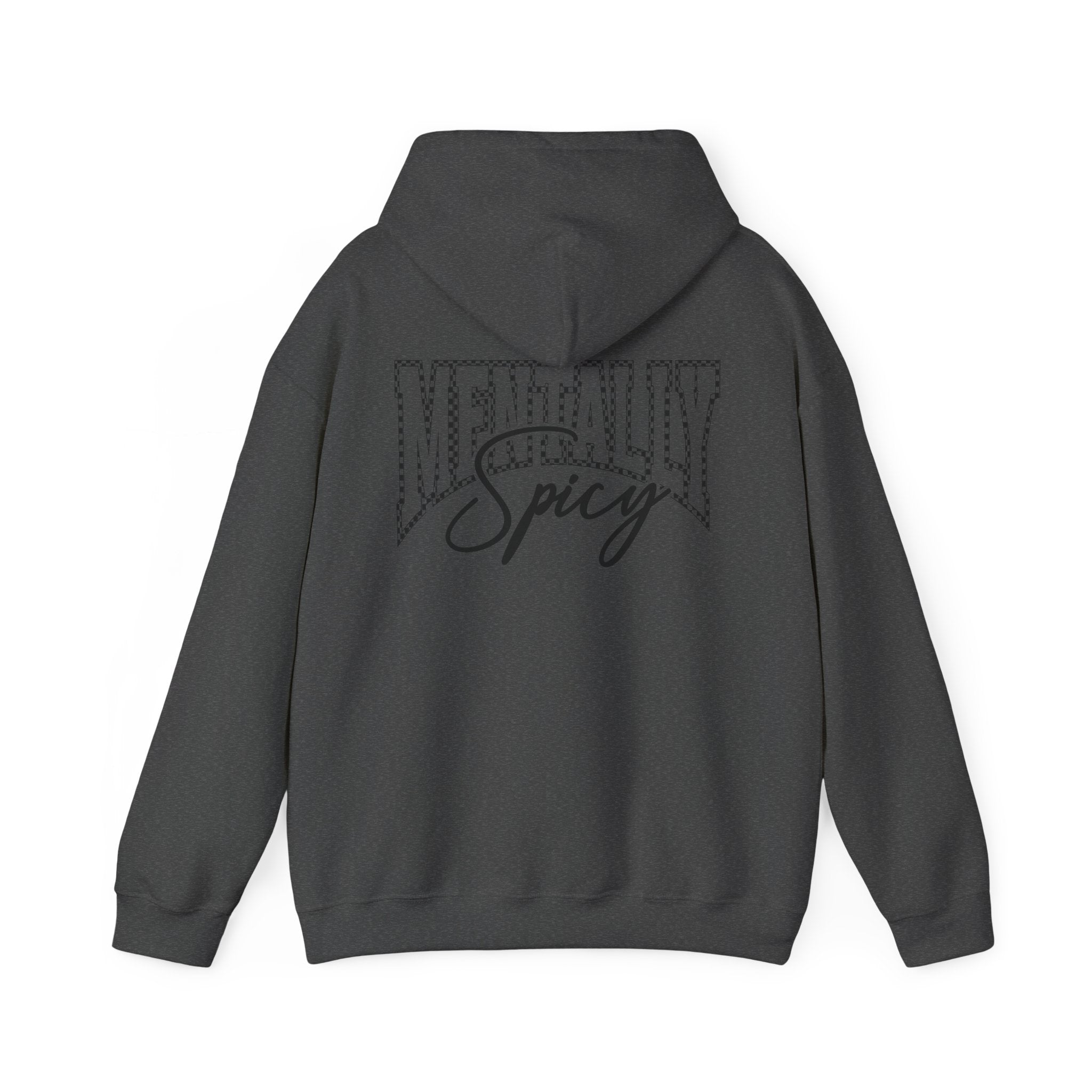 Raising Ballers Hoodie — "Mentally Spicy" Back Graphic Sports Parent Sweatshirt